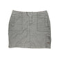 Y2k Roxy Mini Skirt Gray - S