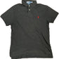 Vintage Ralph Lauren Polo Shirt Black Cotton M
