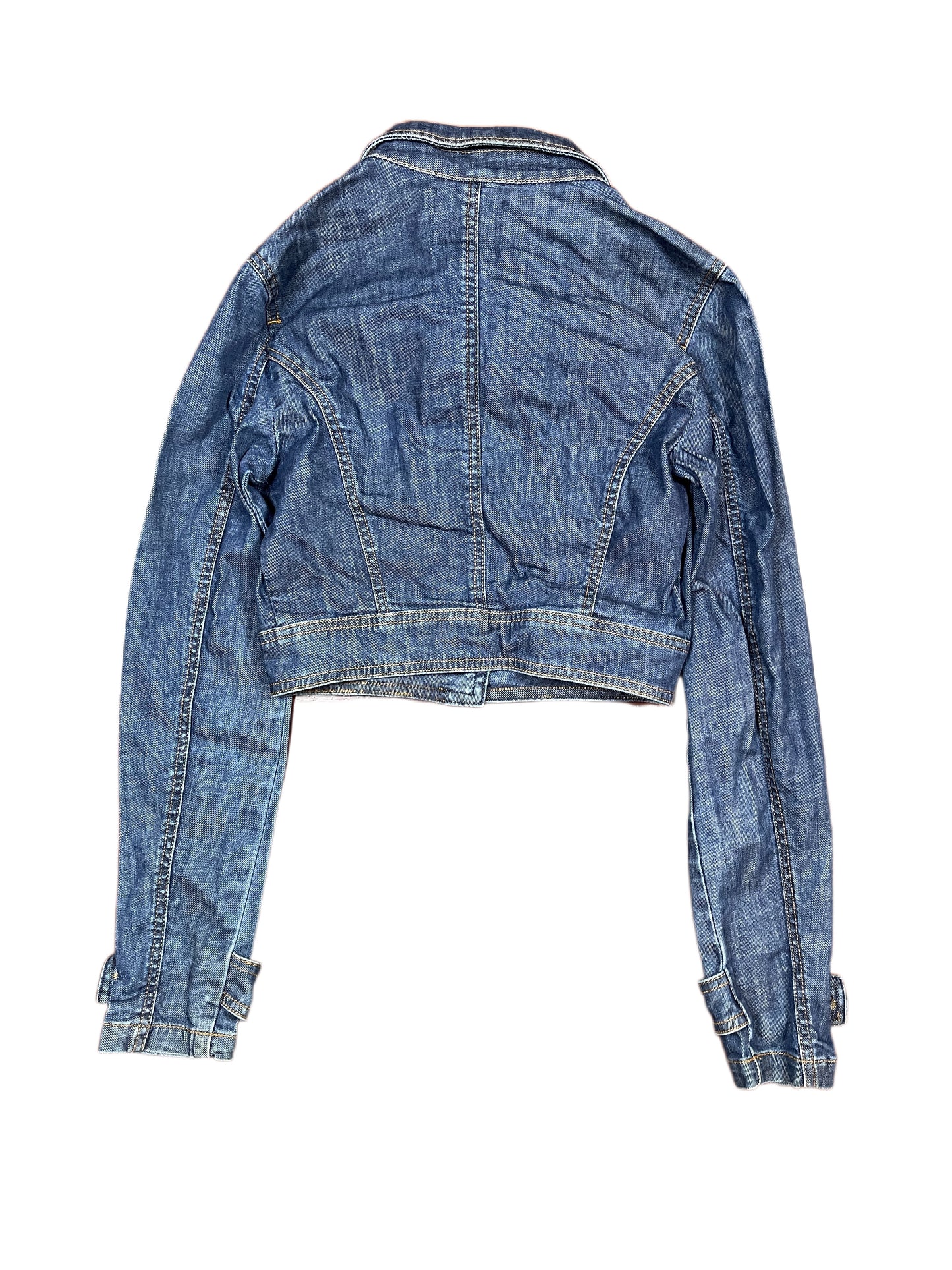 Y2k Mango Denim Jacket Blue - S