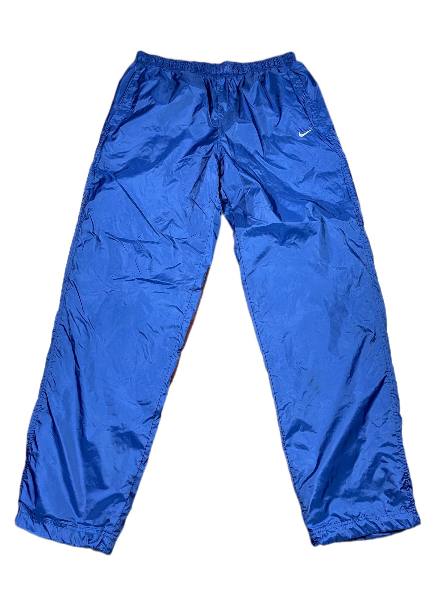 Y2k Nike 2000s Sport Pants Wide Navy - XL