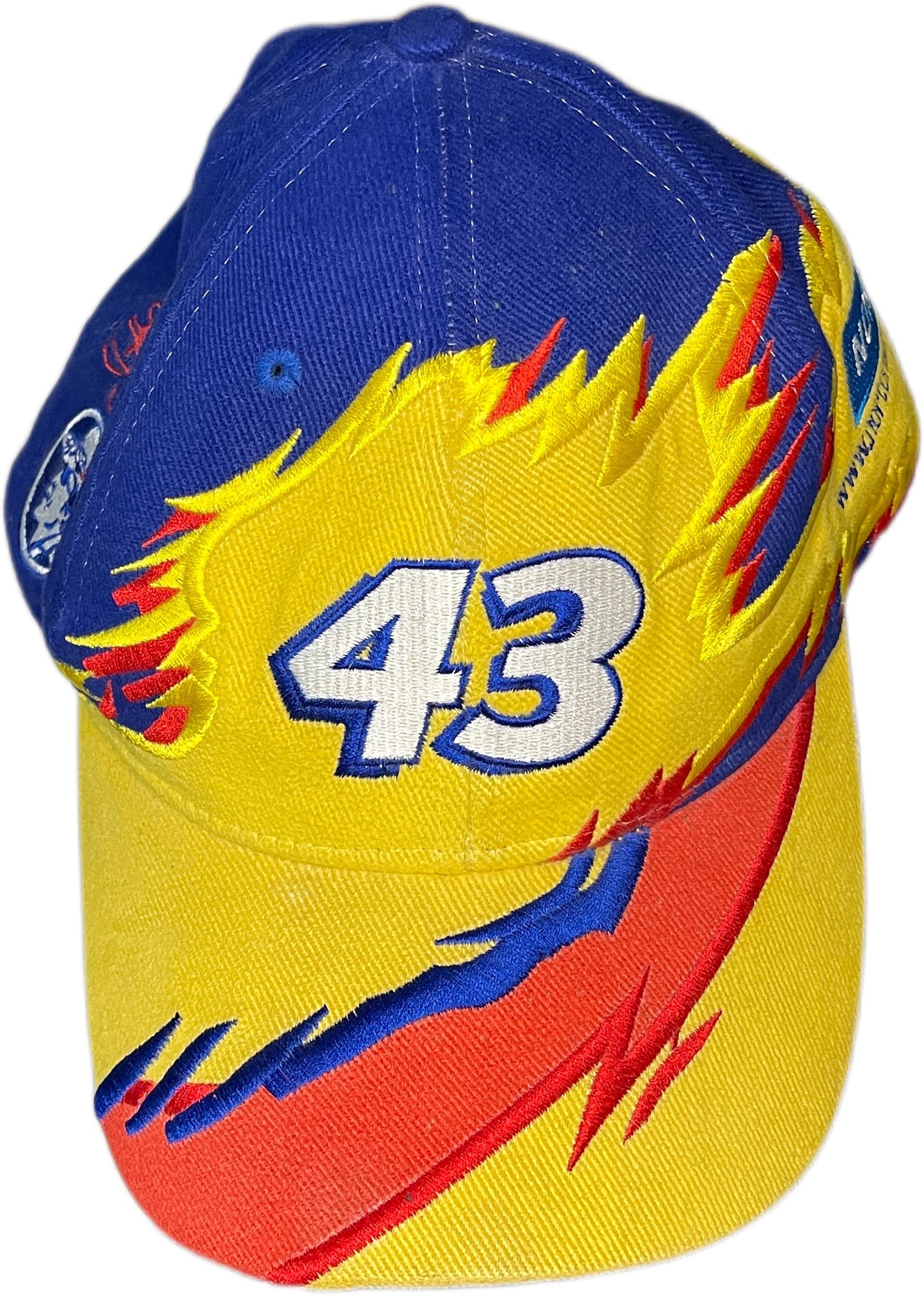 Vintage Richard Petty #43 Cap Blue & Yellow