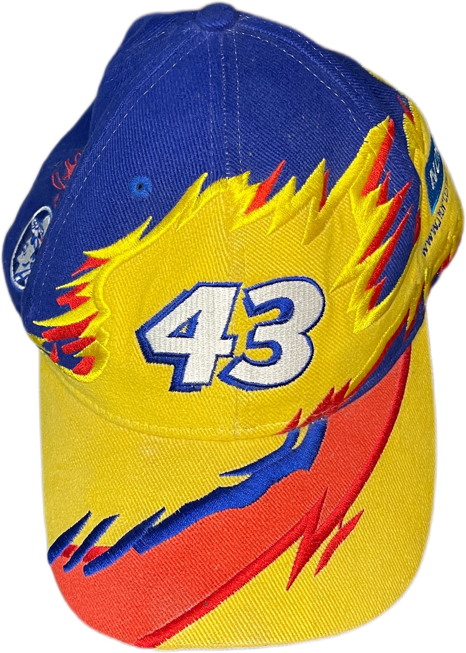 Vintage Richard Petty #43 Cap Blue & Yellow
