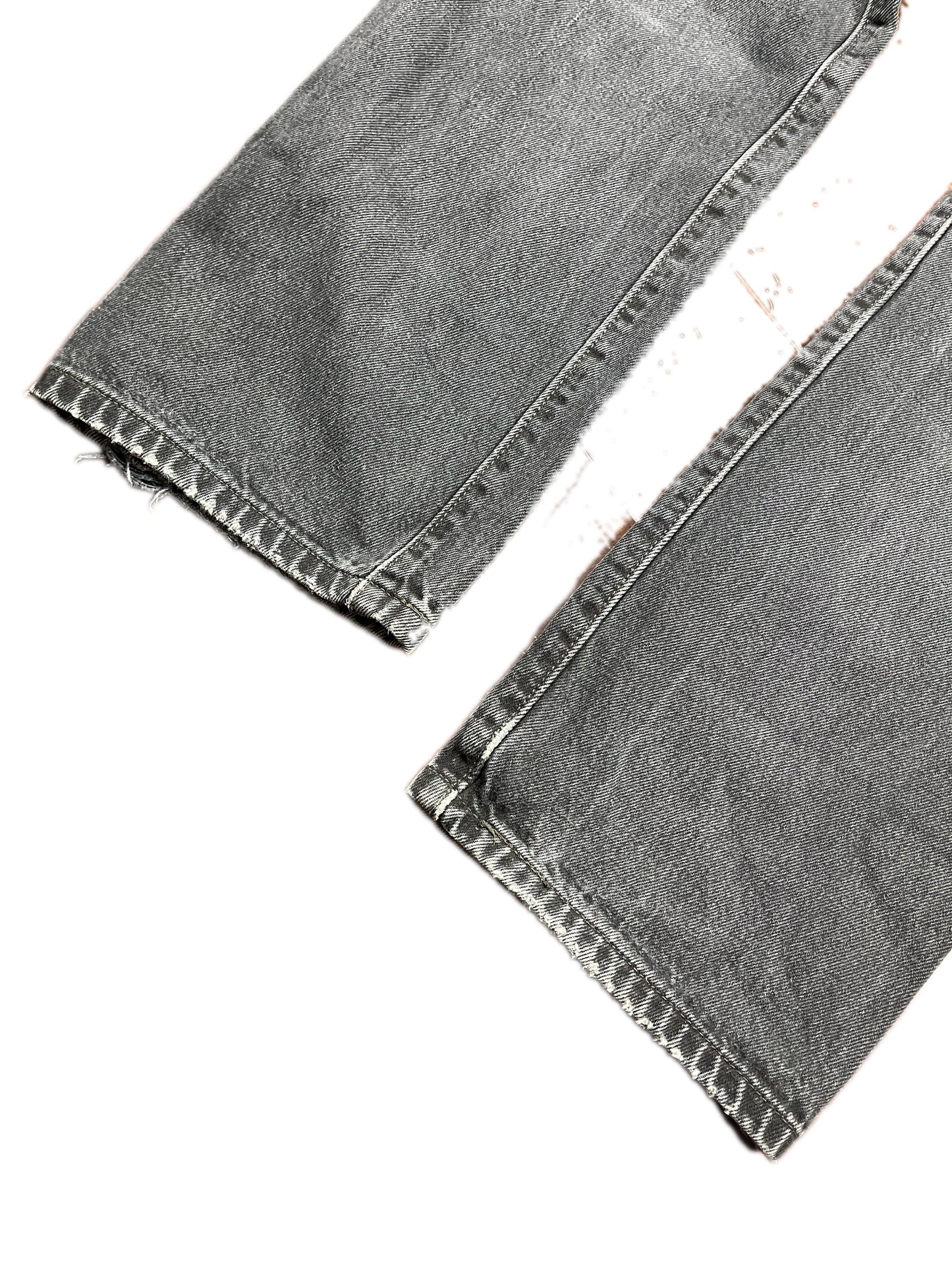 Vintage Levi's 501 Denim Pants Gray - M