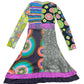 Y2k Desigual Long Sleeve Dress Multicolor - XS