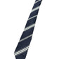 Thin Tie Blue Silver