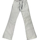 Y2k Vitellom Flared Pants Silver - S/M