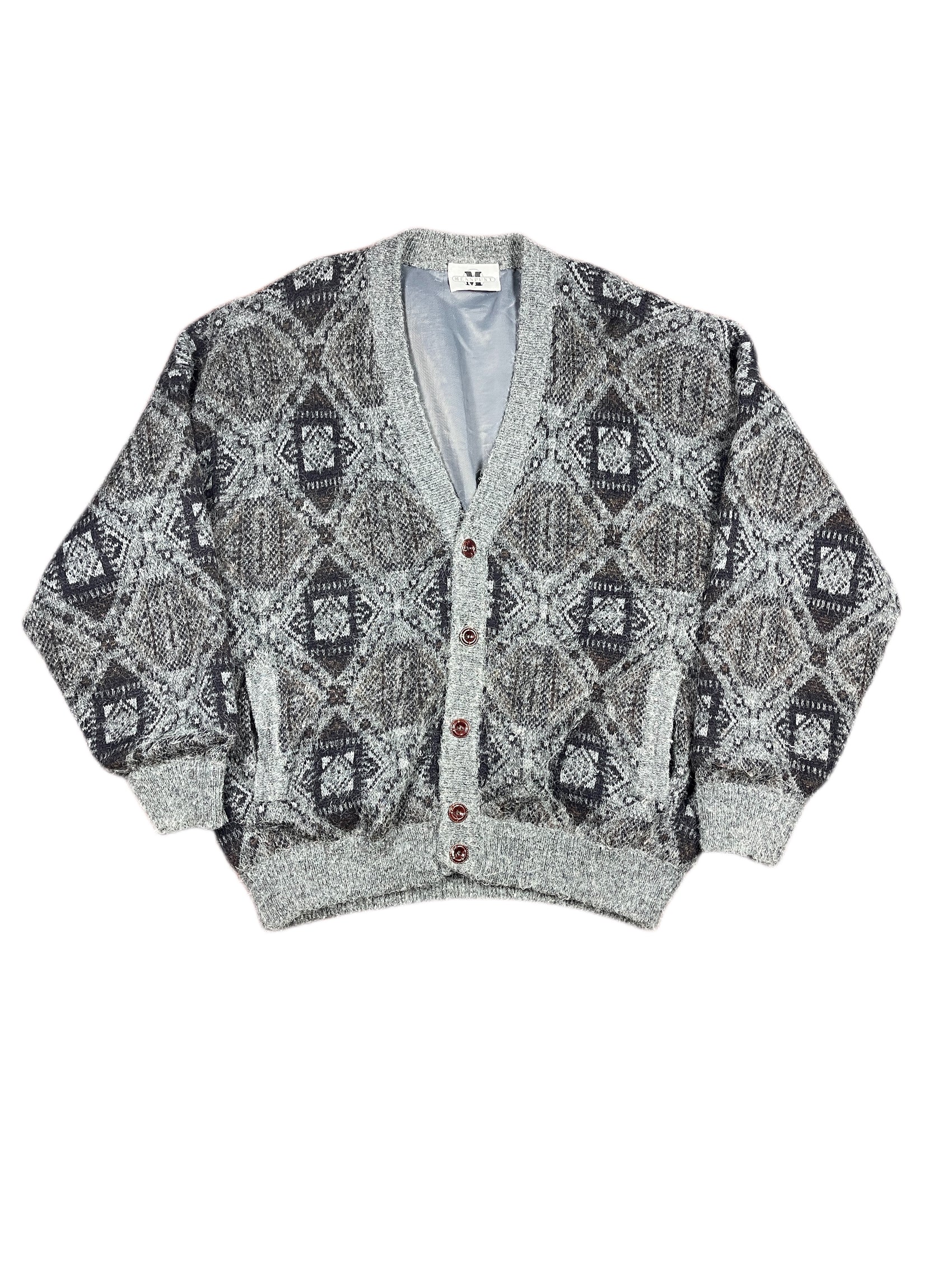 Vintage Menspunt Mohair Jacket Gray - XL