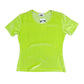 Y2k Zaila Short Sleeve Top Shinny Green - M