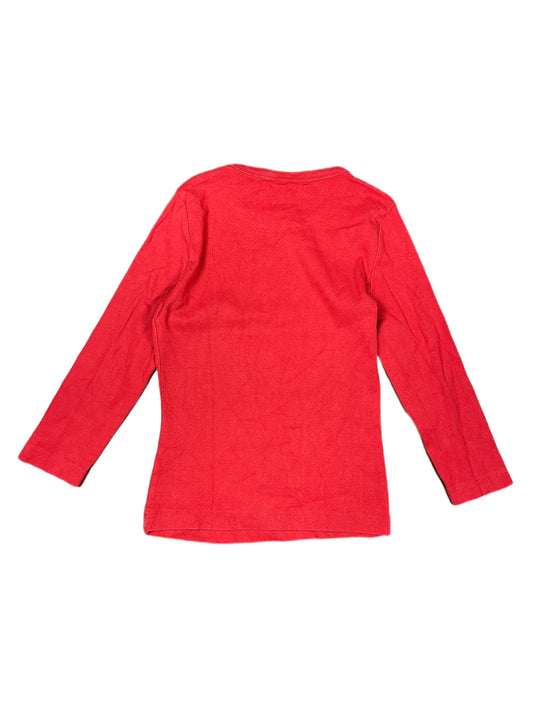 Y2k Replay Long Sleeve Top Red - S