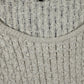 Y2k Only Knit Sweatshirt Cream - L