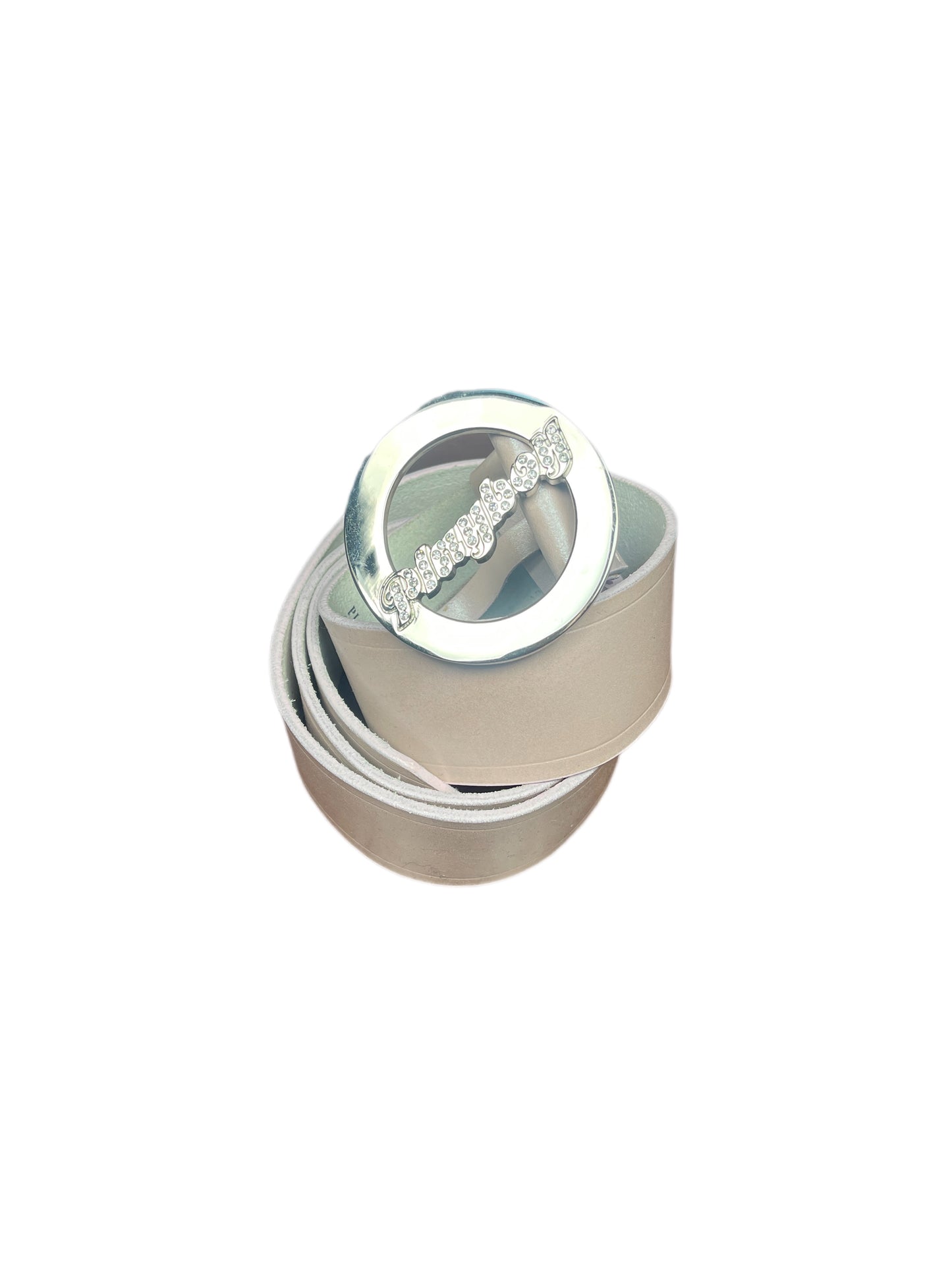 Y2k Playboy Leather Plug Belt Rose 2004