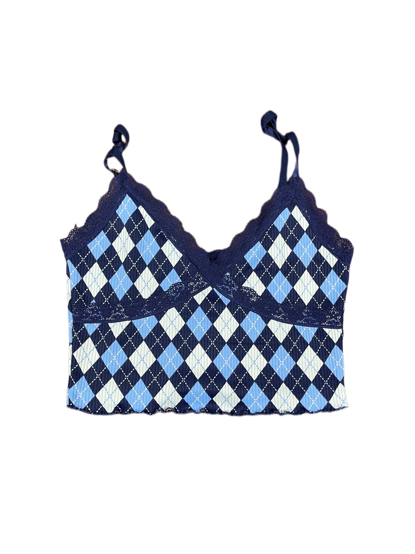 H&M Crop Top Blue - S