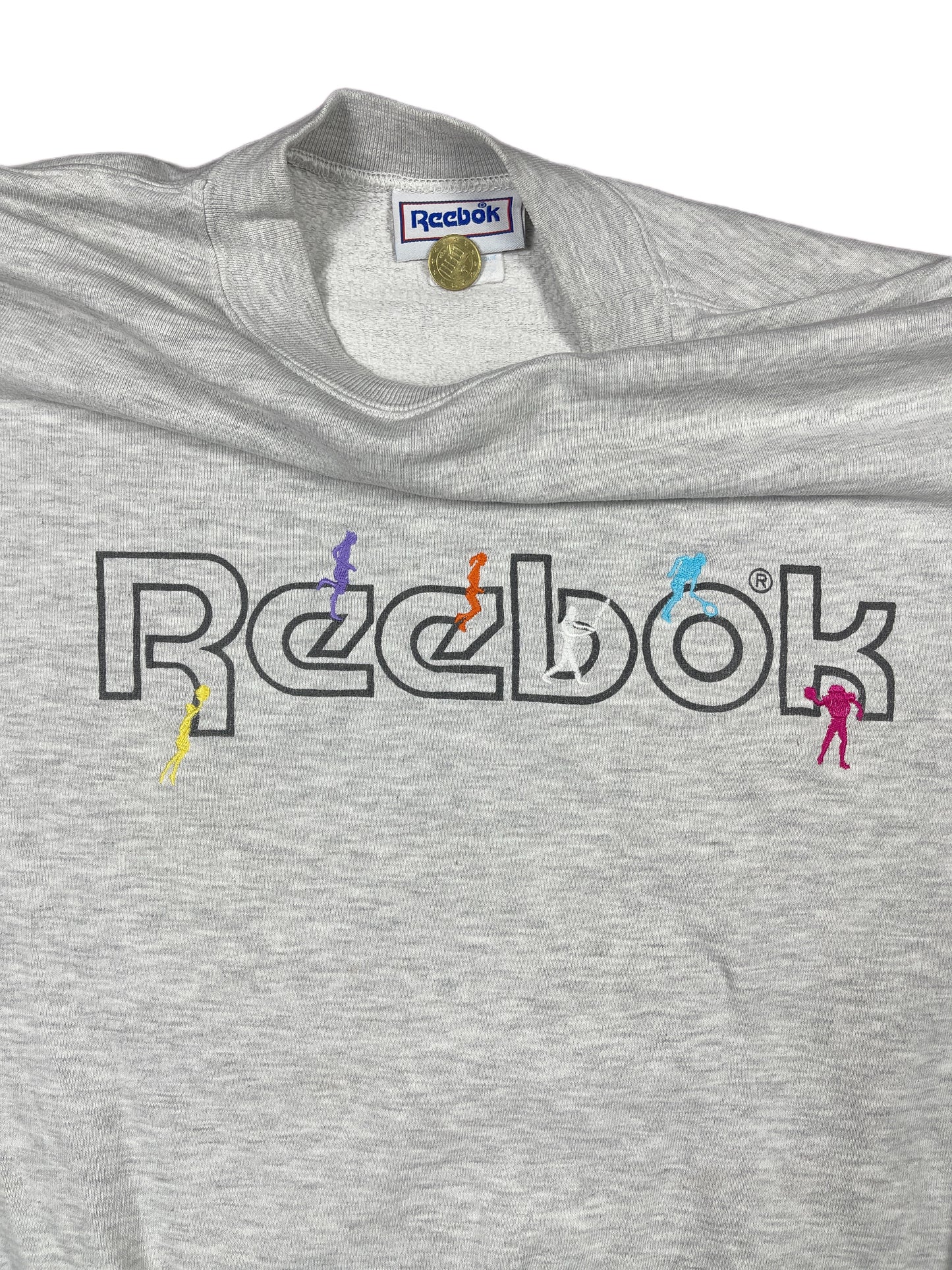 Vintage Reebok Sweatshirt Gray - S