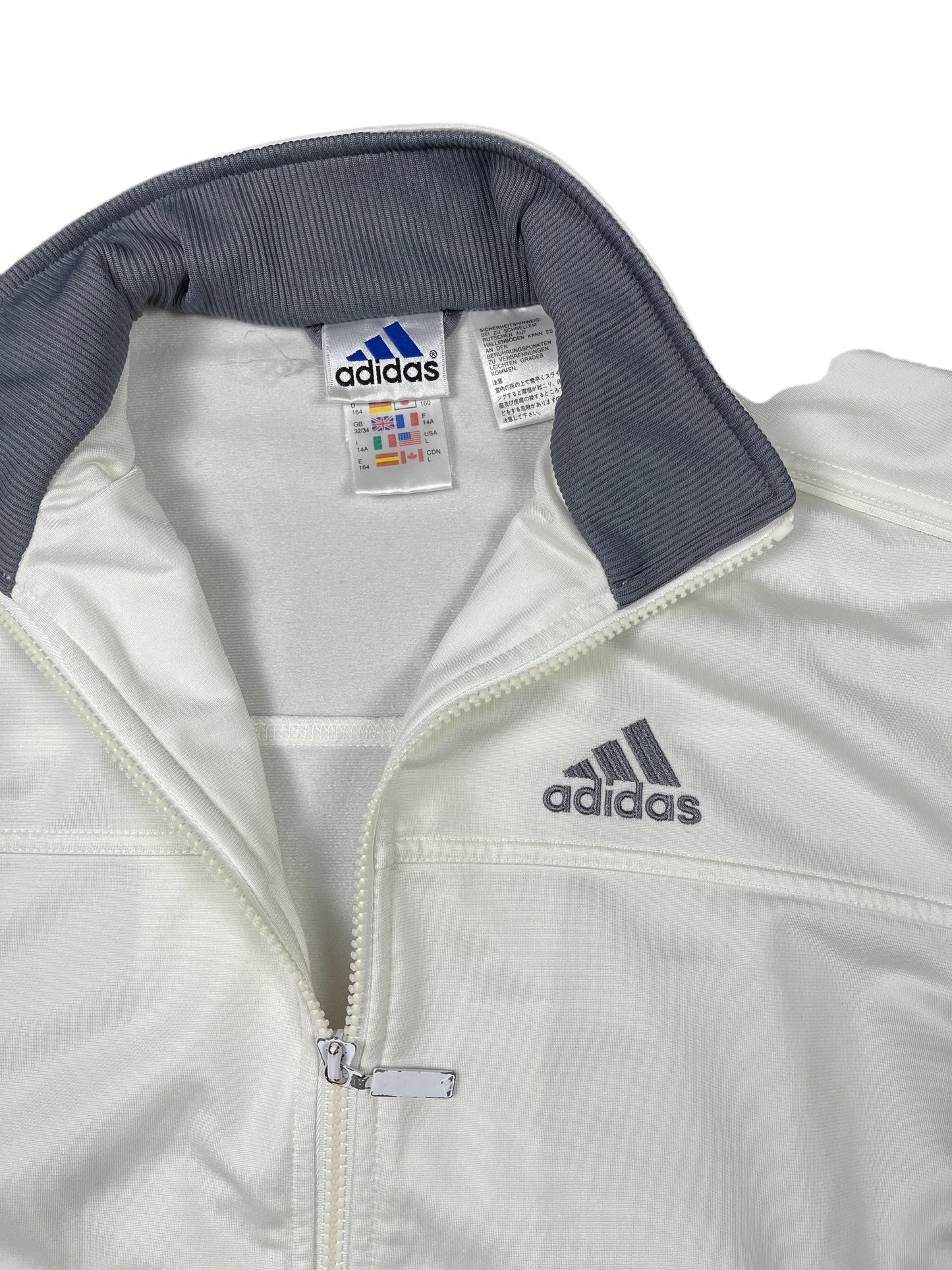 Vintage Adidas 2000s Sport Jacket White XS