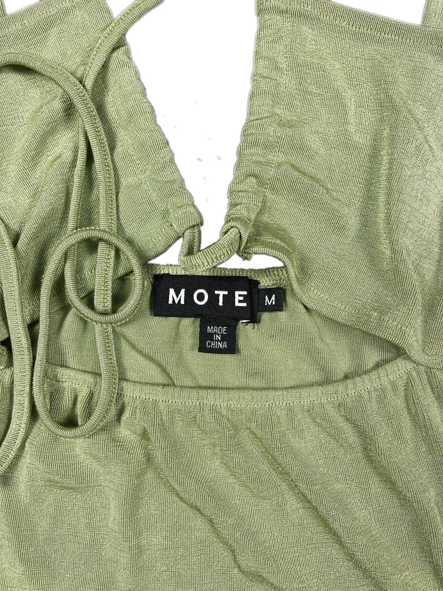 Y2k Motel Sleeveless Top Mint Green - M