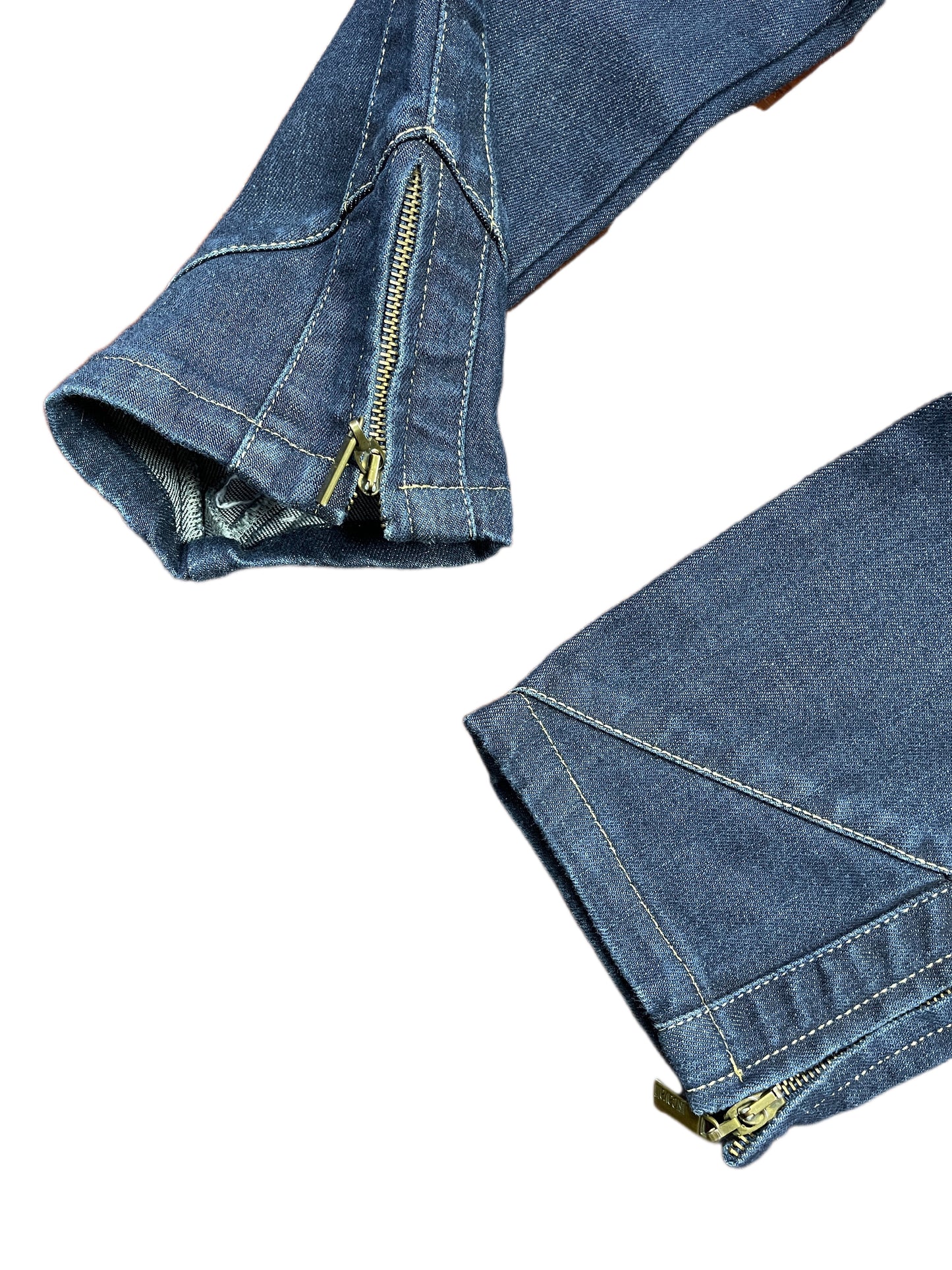 Y2k Just Cavalli Lo Waist Denim Pants Blue - M/L