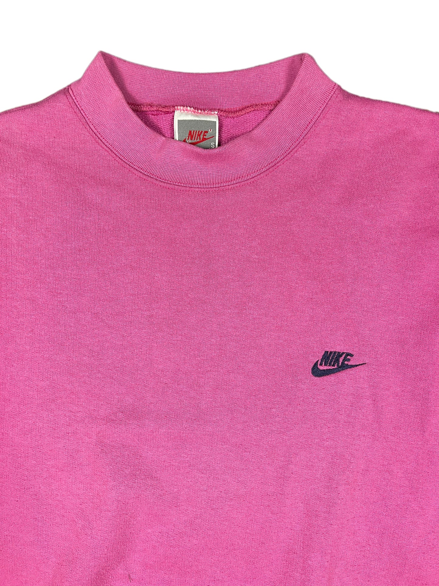 Vintage Nike Pro Club 1980s Sweatshirt Pink - S