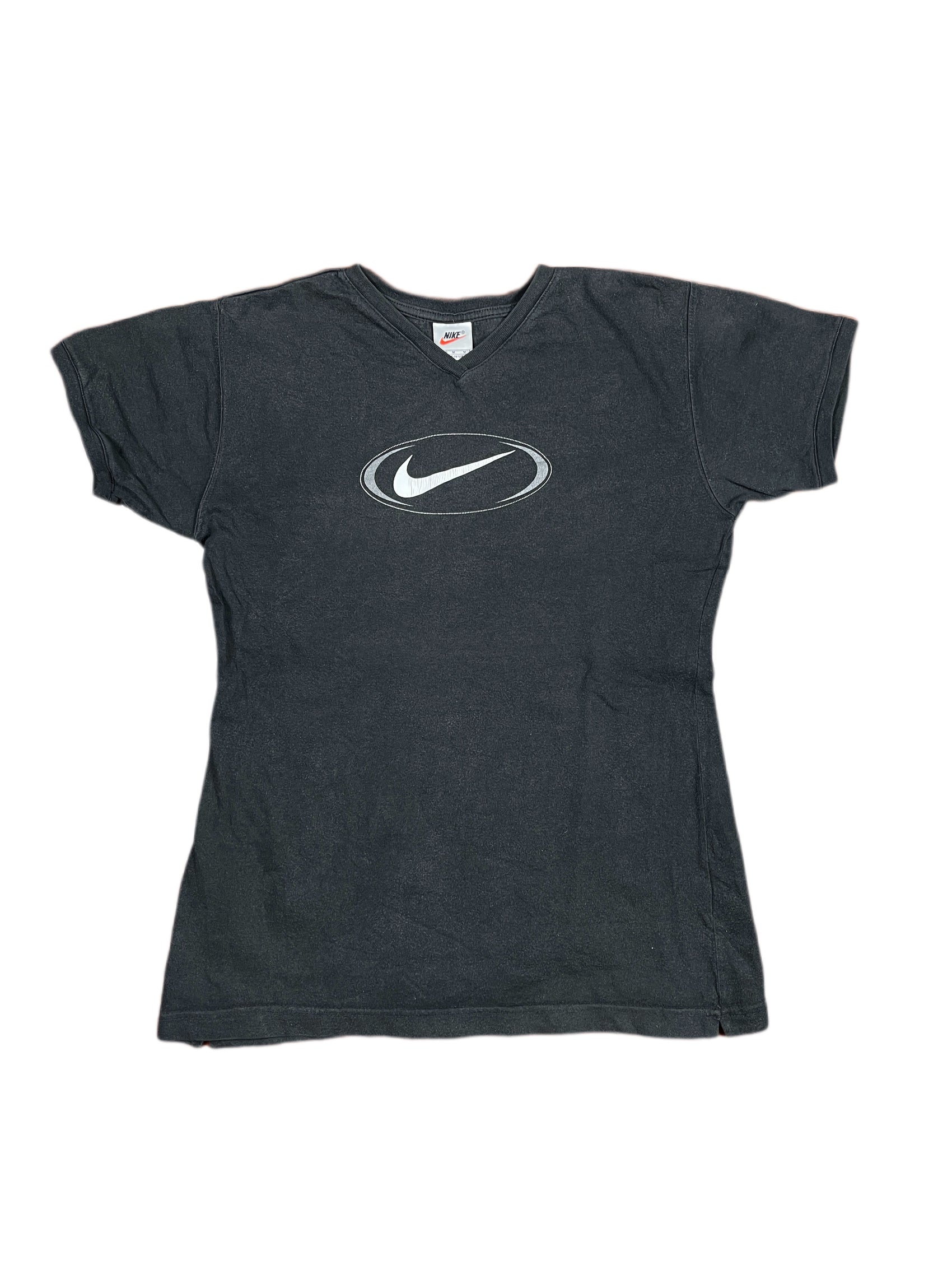 Vintage 1990s Nike Short Sleeve Top Black M
