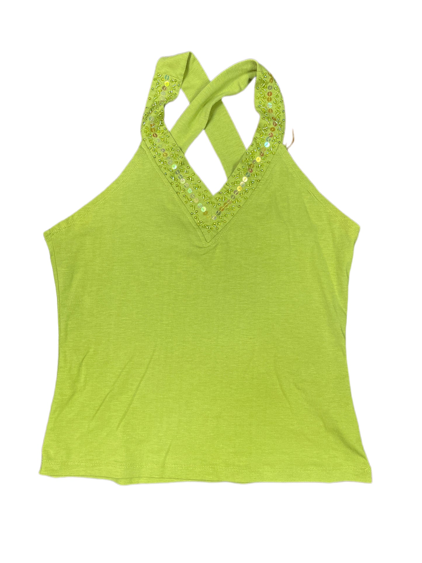 Vintage Tanna Sleeveless Top Green - M