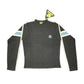 Y2k Biohazard Knit Sweatshirt Black - L