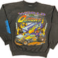 Vintage Hanes Sweatshirt Black Cotton Blend M