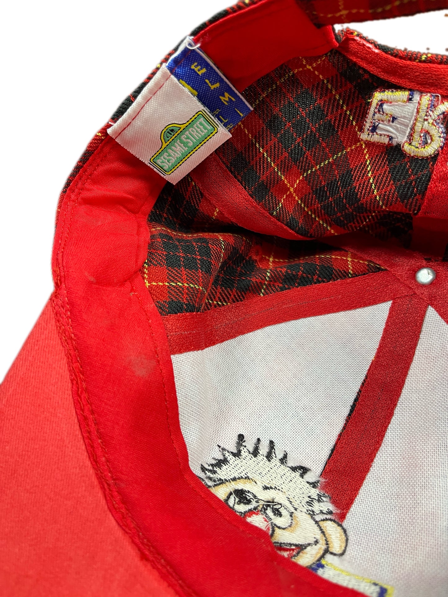 Vintage Ernie 1998 Sesame Street Cap Red