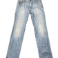 Y2k Energie Low Waist Bootcut Denim Pants Blue - M/L