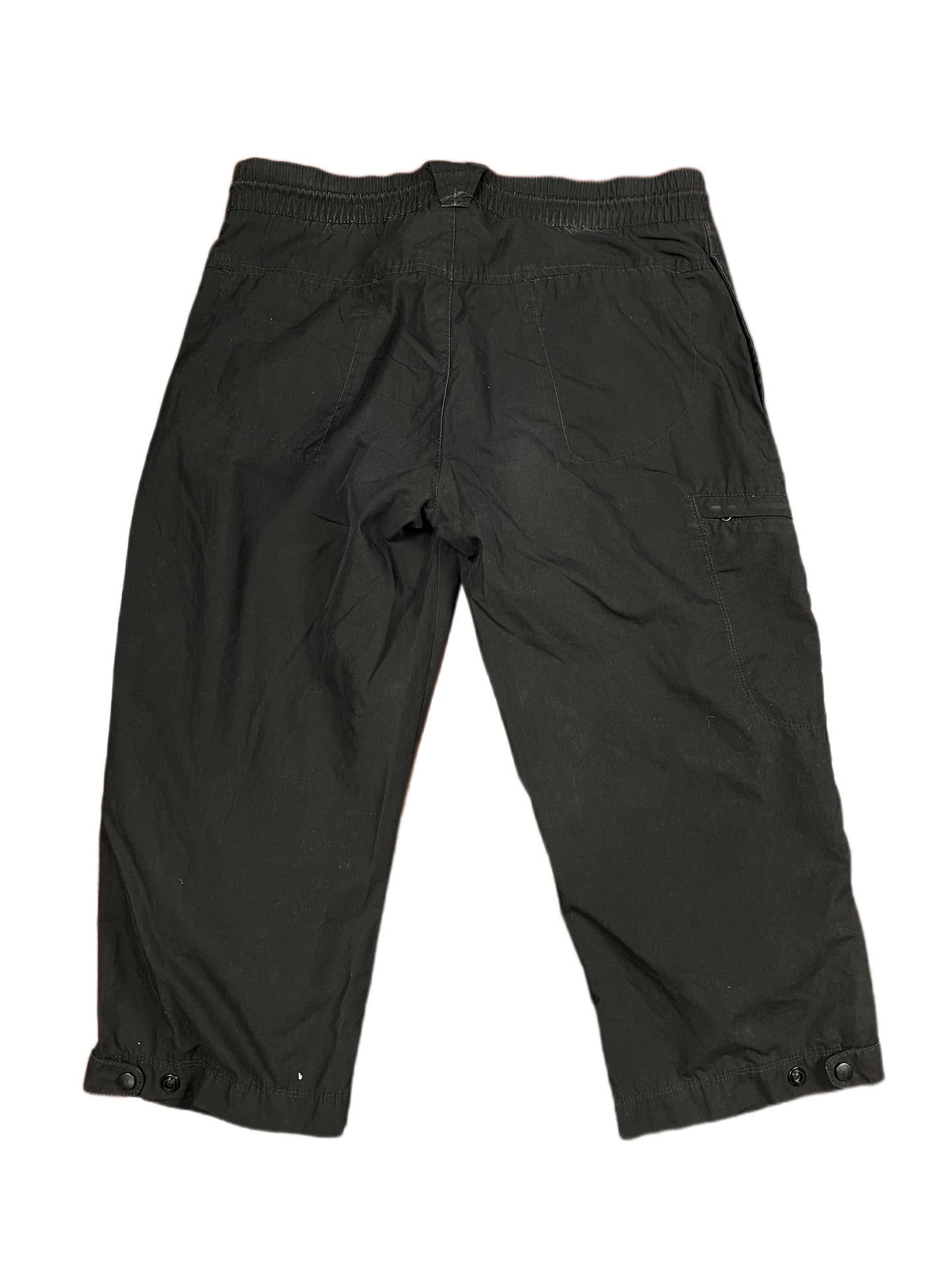 Y2k Nike 2000s SPort Capri Pants Black - XS