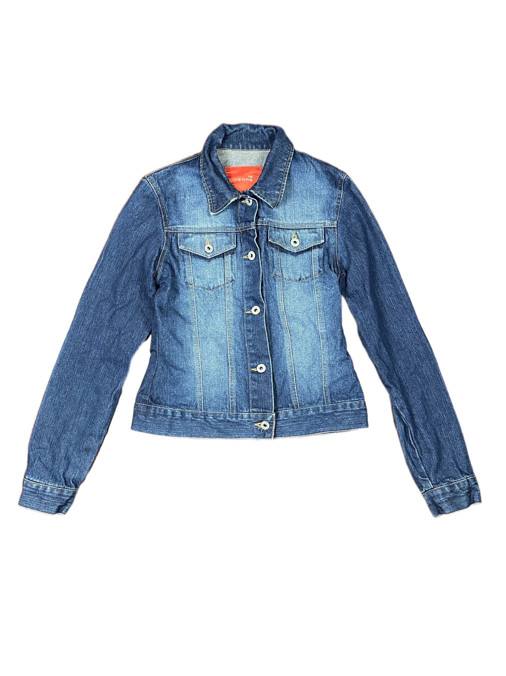 Y2k VM Jeans Denim Jacket Blue - M