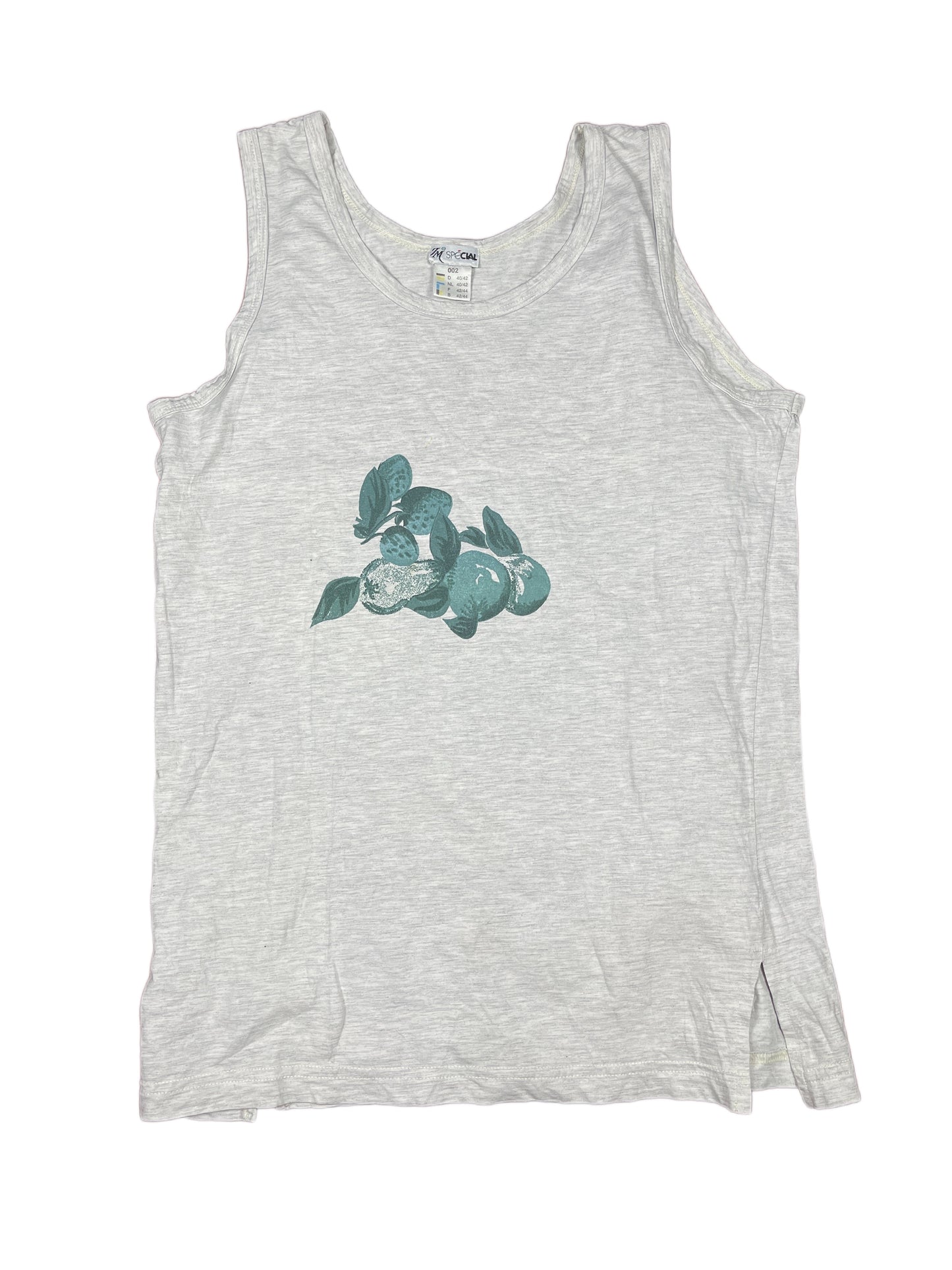 Vintage Jm Special Sleeveless Top Gray - L/XL