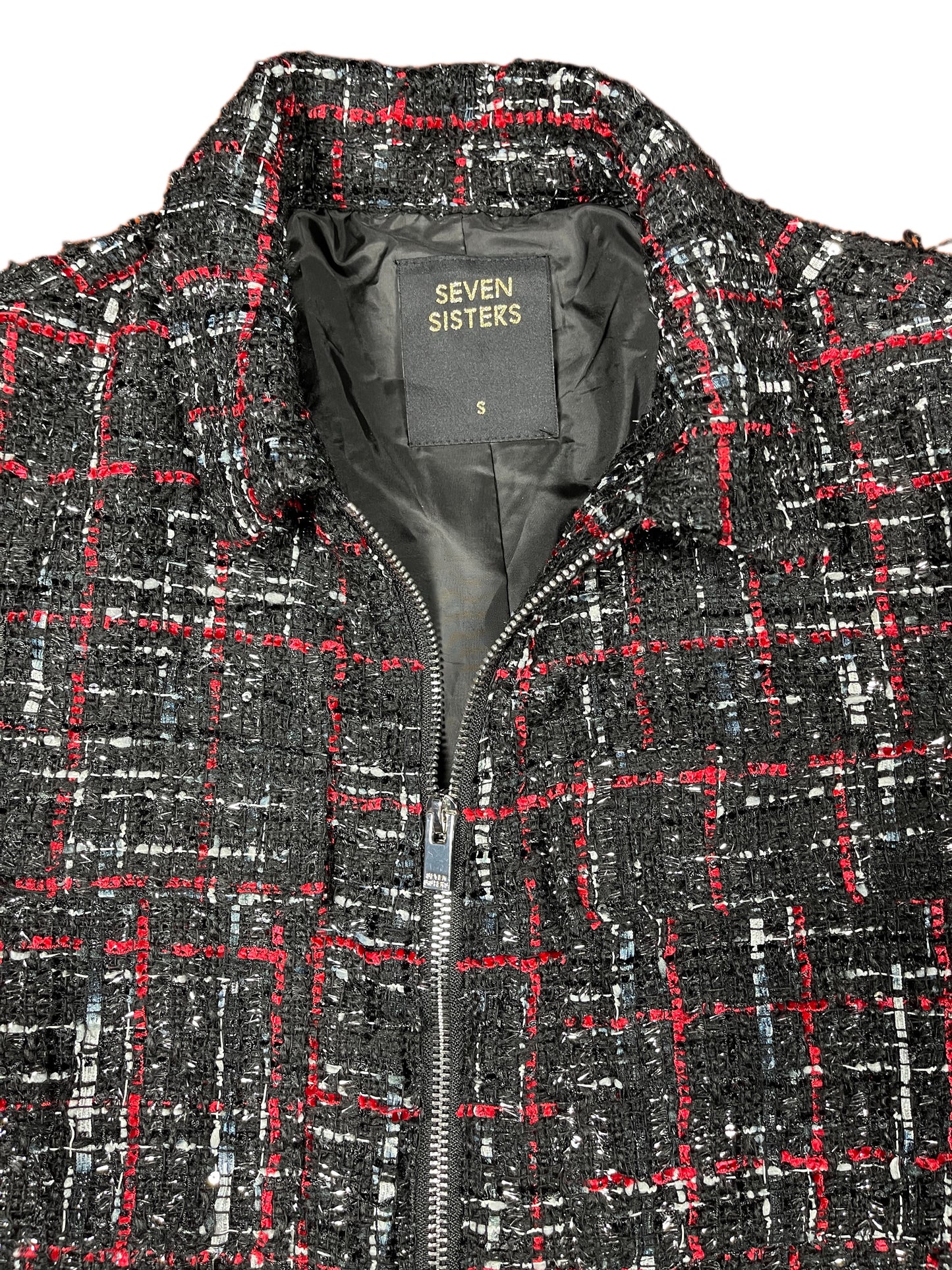 Seven Sisters Cropped Blazer Black - S