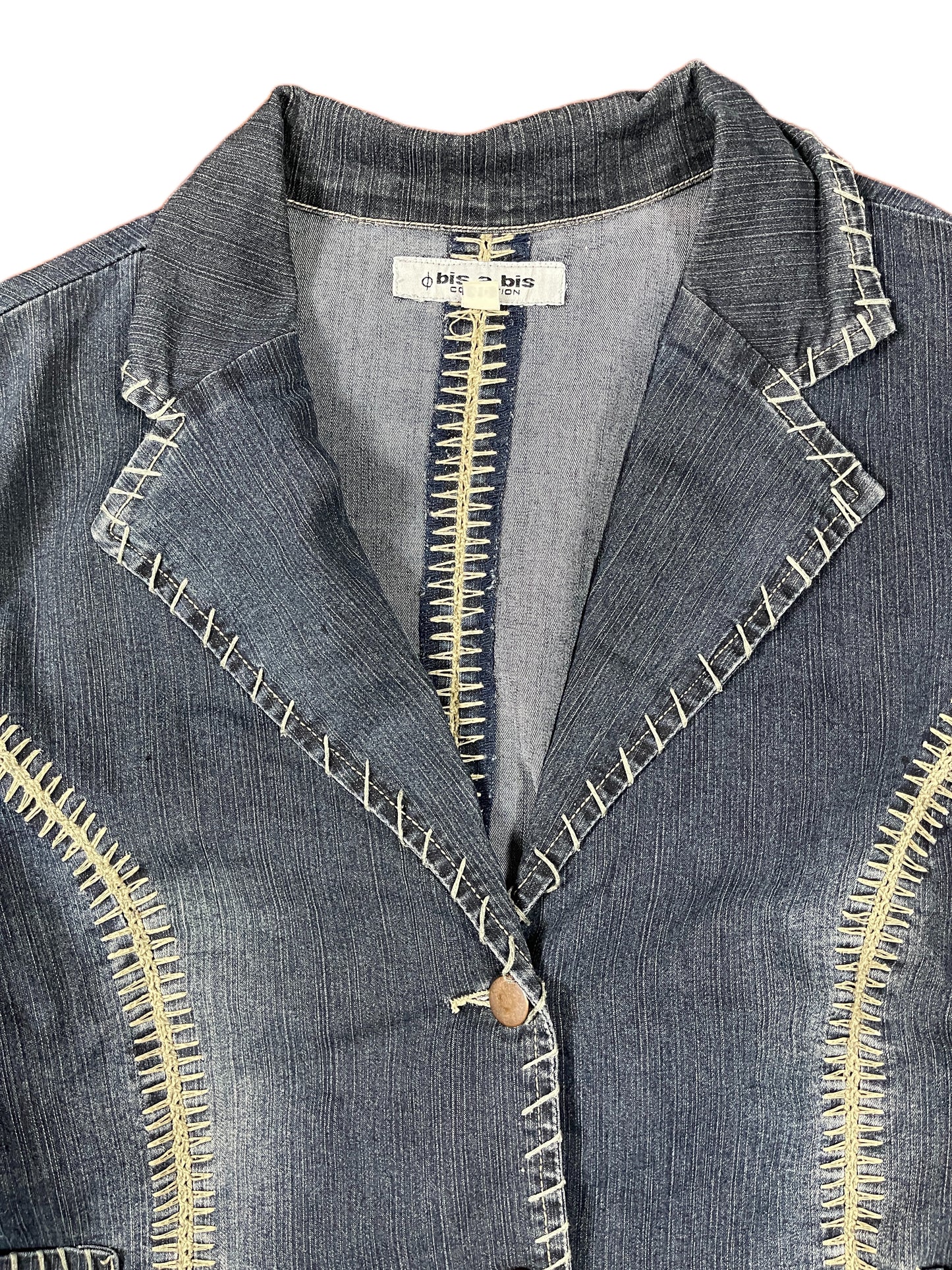 Y2k Bis a Bis Denim Jacket Blue - L