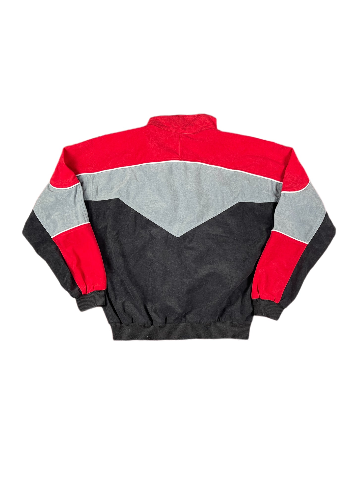 Vintage Nike Sport Flannel Jacket Black Red Gray - S/M