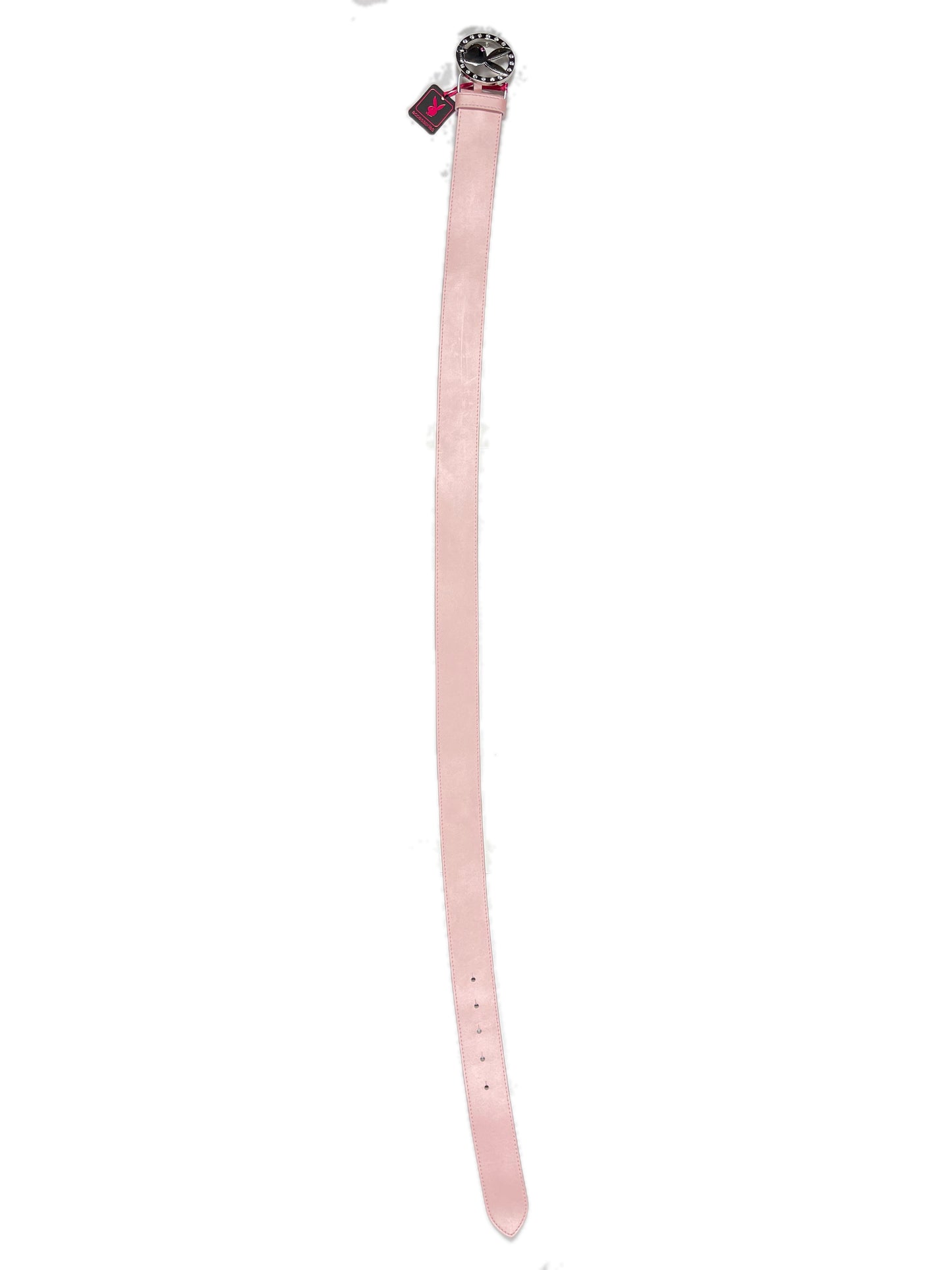 Y2k Playboy Leather Belt Rose 2004