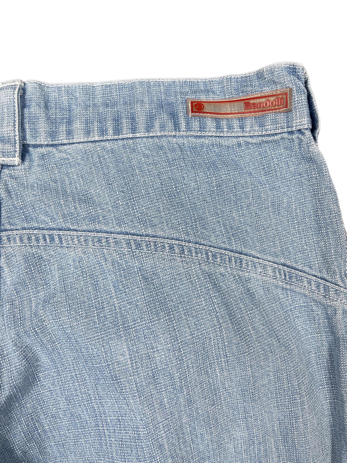 Y2k Bandolli Jeans Denim Flared Pants Blue - L