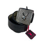 Y2k Playboy Leather Plug In Belt Black 2004
