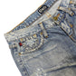Y2k Dolce & Gabbana 2000s Bootcut Low Waist Denim Pants Blue - S/M