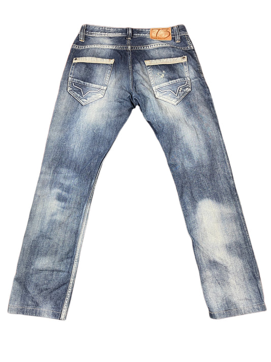 Y2k Pepe Jeans Denim Pants Blue - S