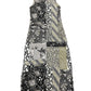 Vintage Olsen Sleeveless Dress Gray Black - S