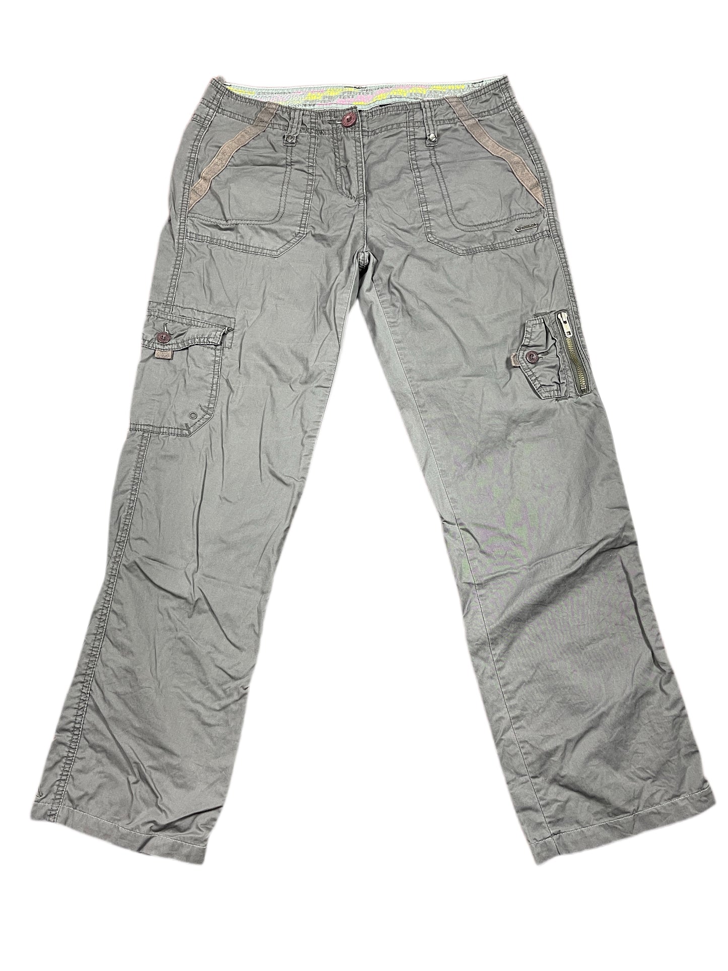 Y2k Protest 2000s Cargo Pants Gray - M