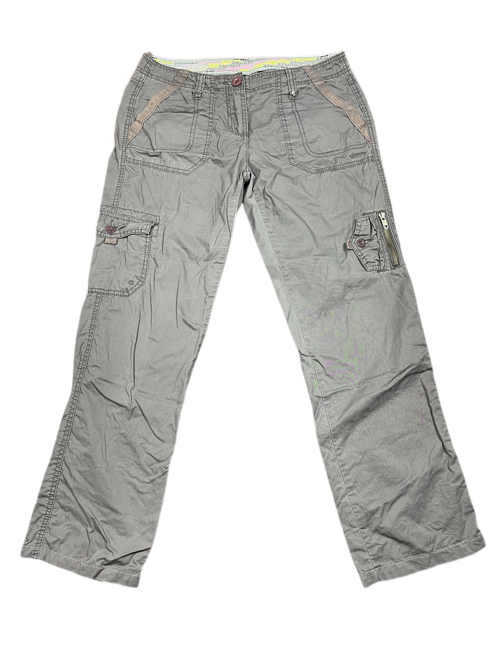 Y2k Protest 2000s Cargo Pants Gray - M