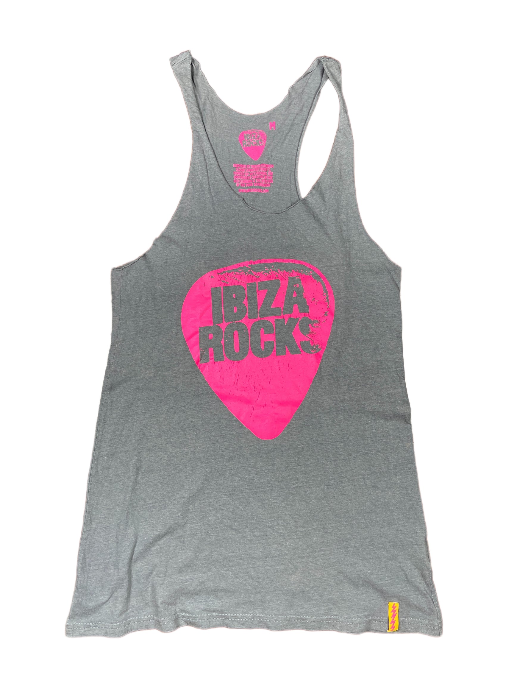 Ibiza Rocks Tank Top Gray  - M