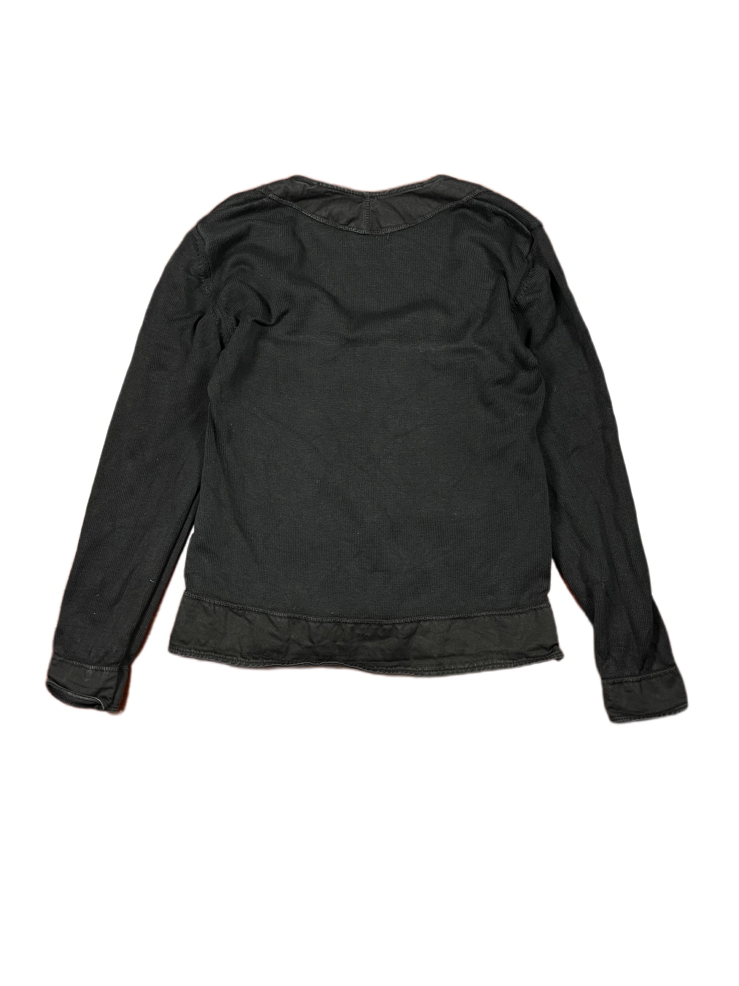 Y2k Pull Boxx Zip Sweatshirt Black - XL