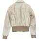 Y2k TU Heather Jacket Brown Beige - S