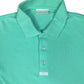 Vintage Adidas Polo Shirt Turquoise - M