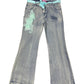 Y2k Moda Europa Denim Pants Blue - S