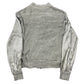 Y2k Silk Jacket SIlver - M/L
