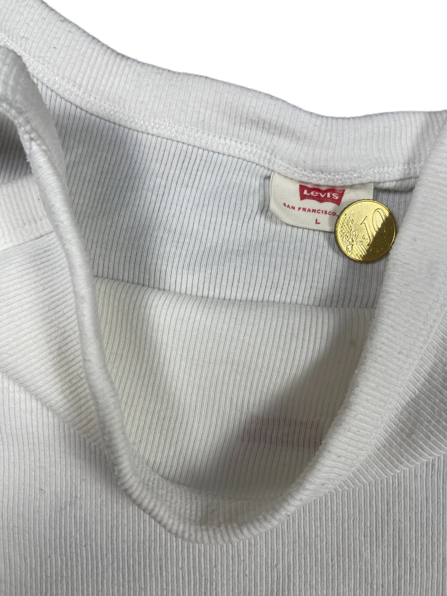 Levi's Sleeveless Top White - L