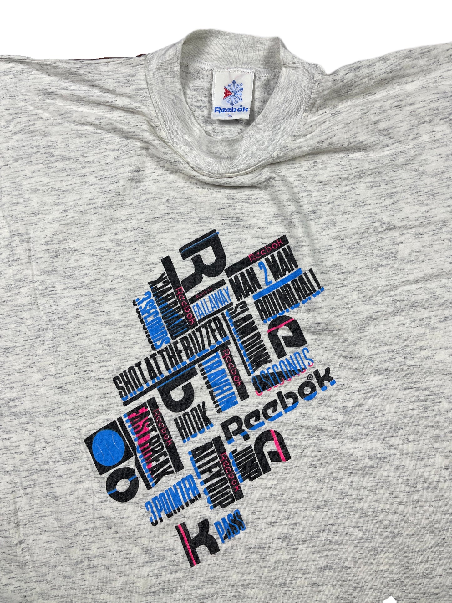 Vintage Reebok 1980/90s T-Shirt Gray - XS