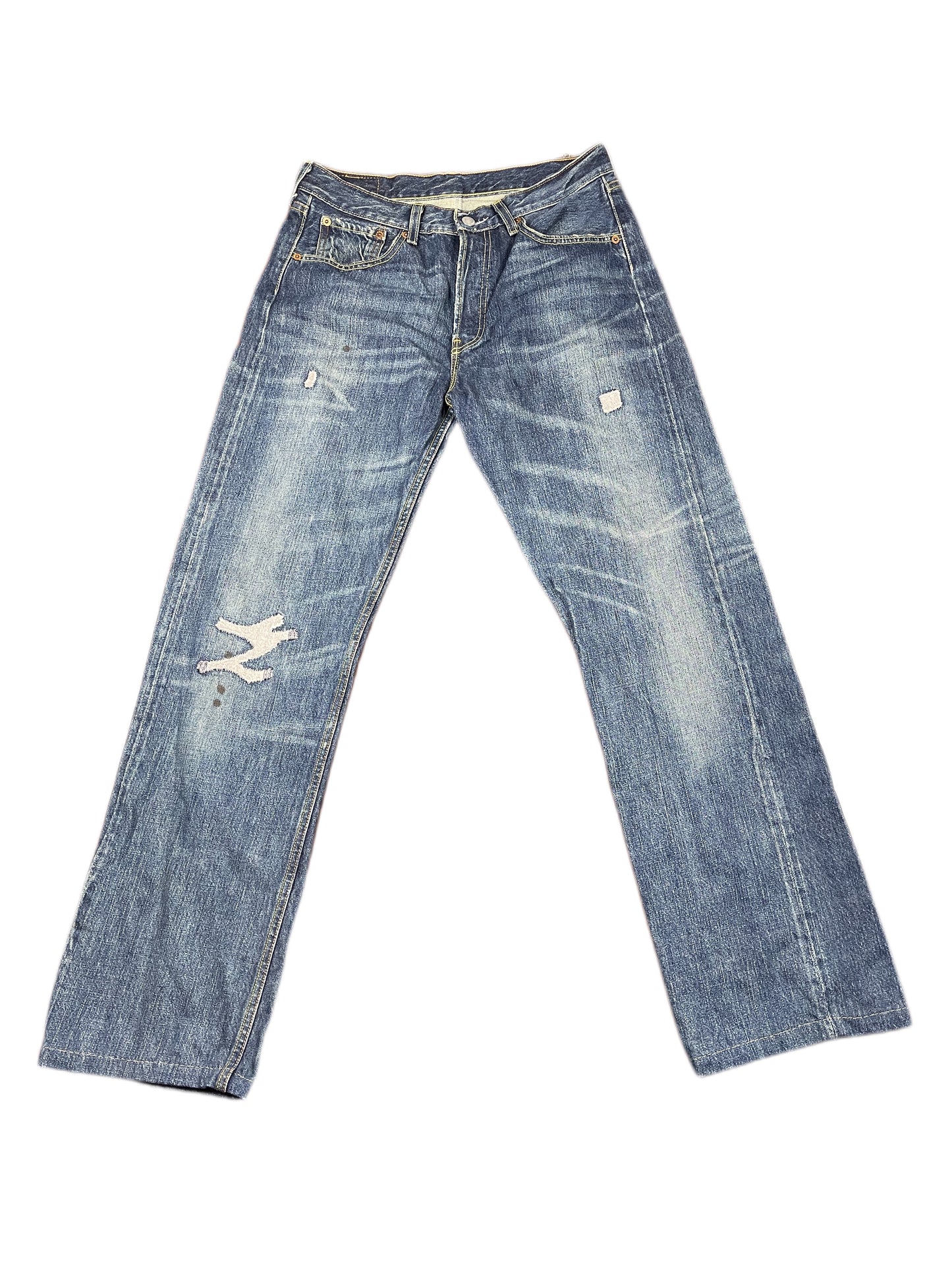 Y2k Levi's Bootcut Denim Pants Blue - S